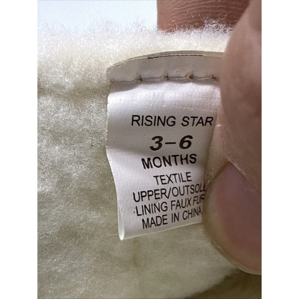 Baby Boots Lot 2 Carter’s 0-3M Rising Star 3-6M Winter Infant Booties Cabin Core
